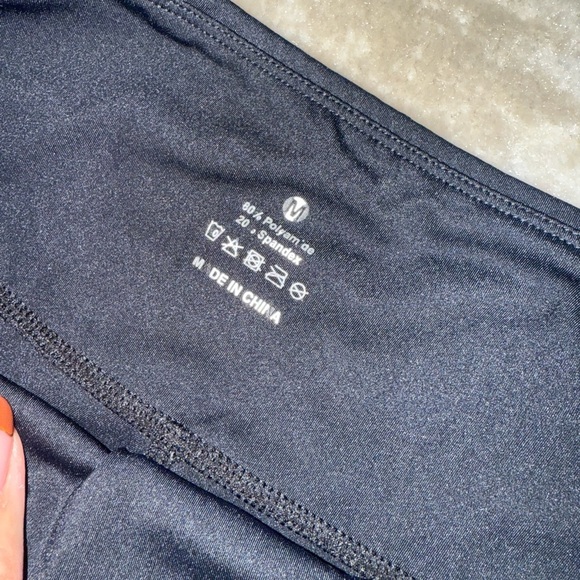 Black High-Waisted Jogger Style Leggings - Picture 5 of 5